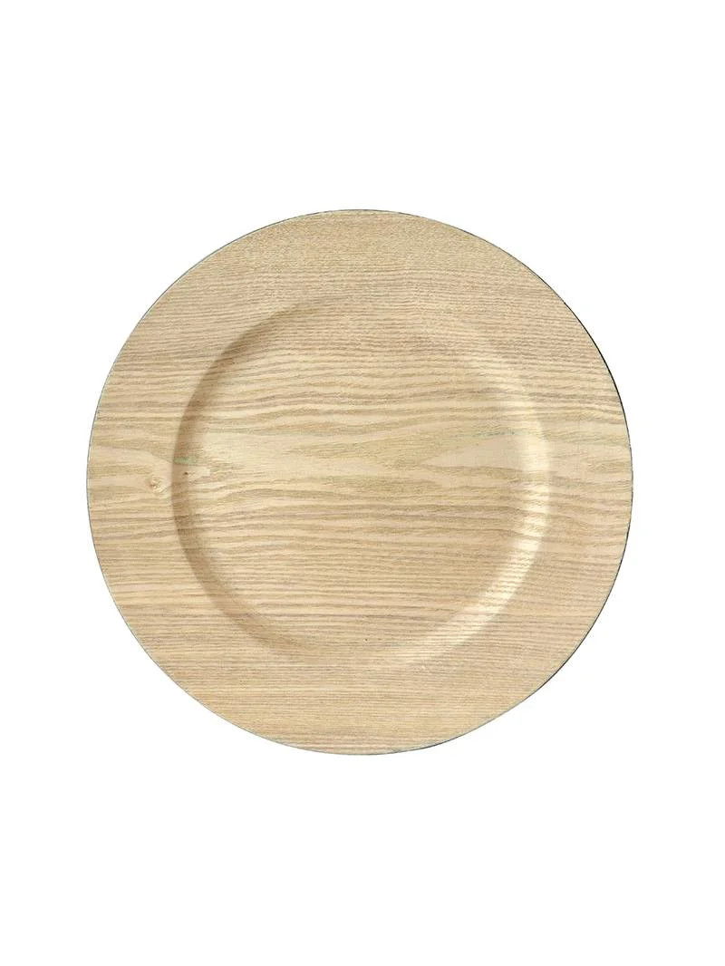 Wood Grain Dinnerware plate Charger 13" diameter | Walmart (US)