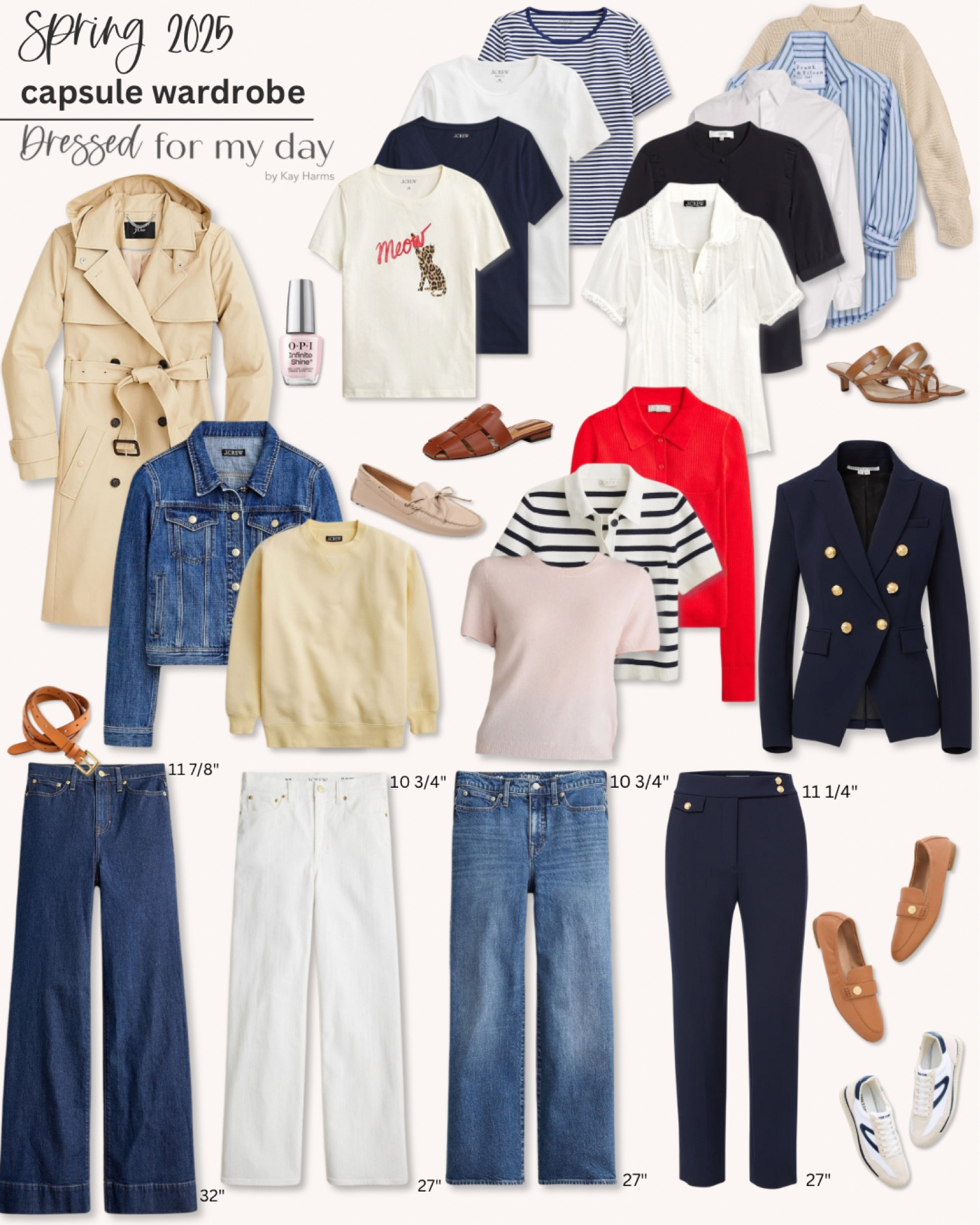 Spring 2025 Capsule Wardrobe🌷✨

#LTKStyleTip #LTKSeasonal #LTKMostLoved