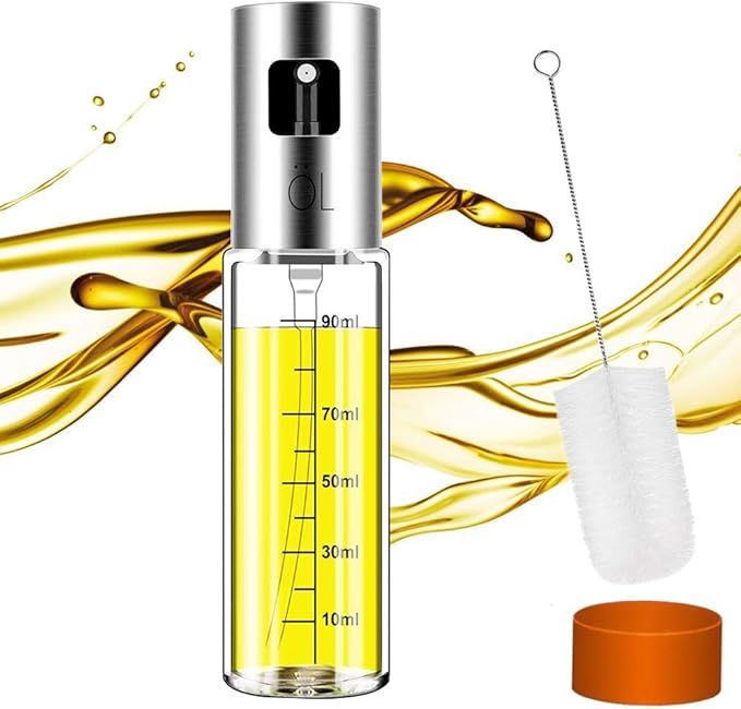 Olive Oil sprayer Mister for Cooking: 3.4-Ounce Capacity Food-grade Glass Bottle Vinegar Mist Spr... | Amazon (US)
