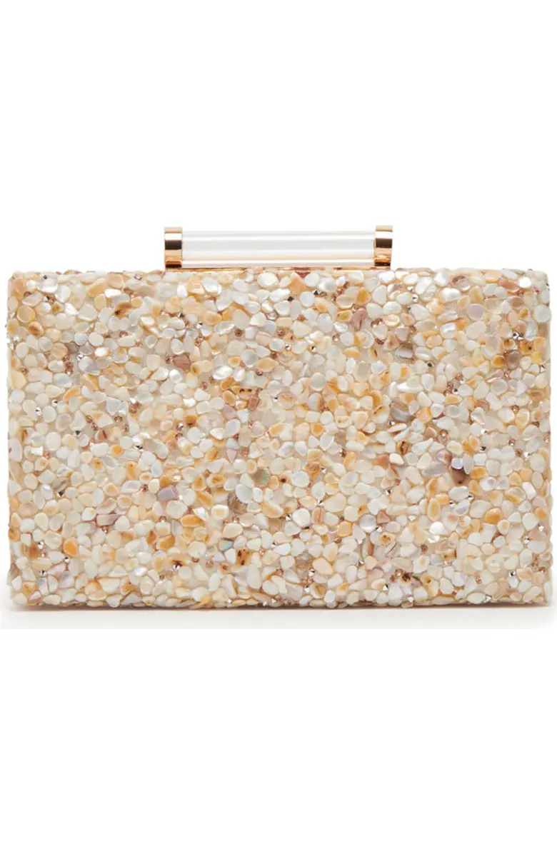 Rockee Pebble Encrusted Convertible Clutch | Nordstrom