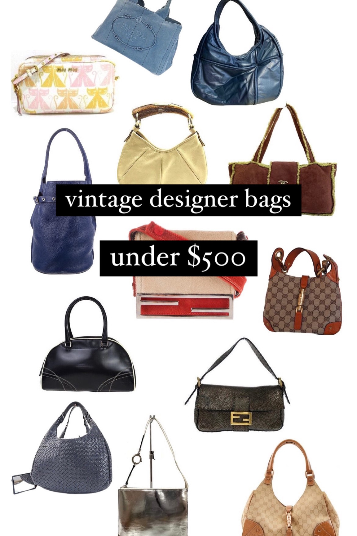 Some designer bags under $500! Gucci, Prada, fendi, Jil Sander and more! 

#LTKitbag