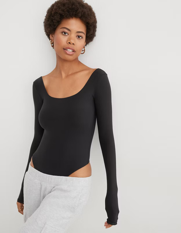 SMOOTHEZ Long Sleeve Bodysuit | Aerie
