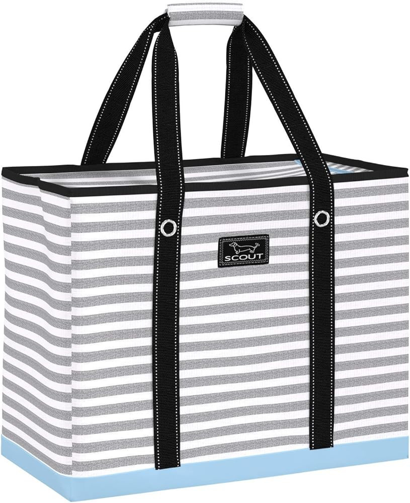 SCOUT 3 Girls Bag - Extra Large Utility Tote Bags For Women With Zipper - Sandproof Beach Tote Ba... | Amazon (US)