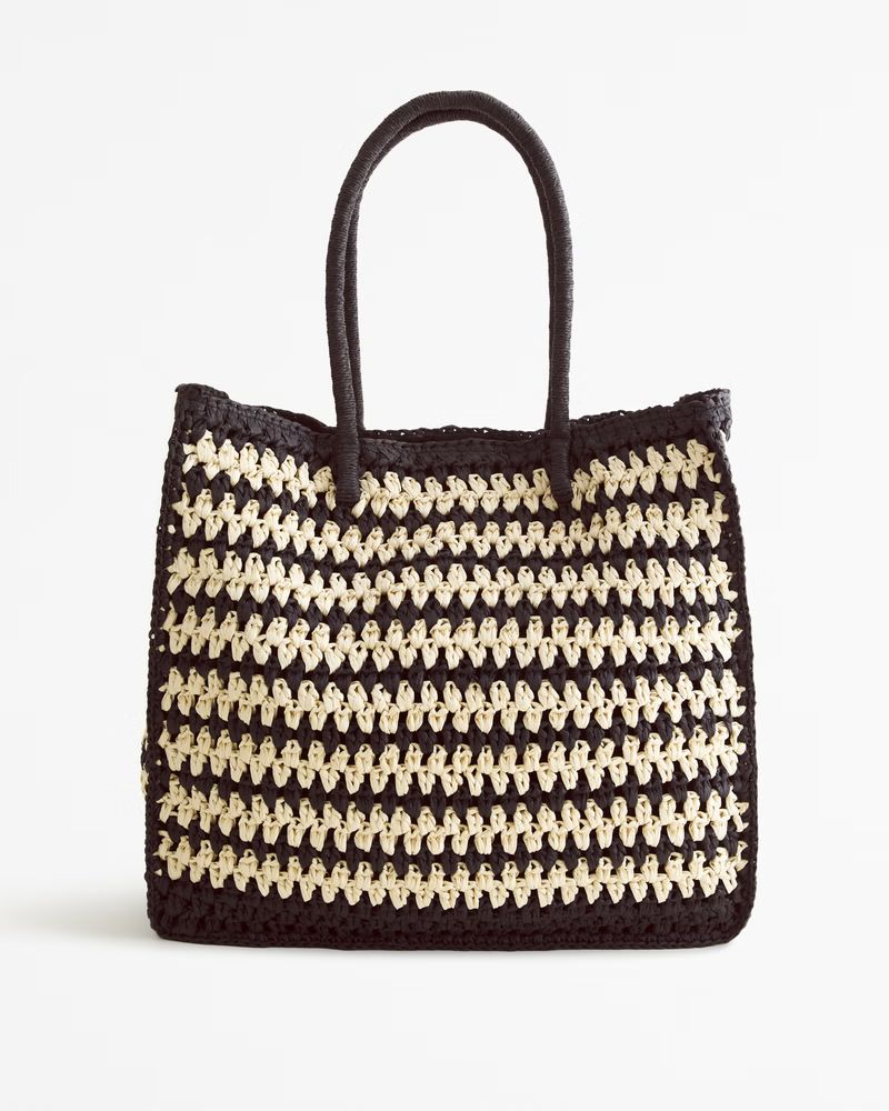 Straw Packable Tote Bag | Abercrombie & Fitch (UK)