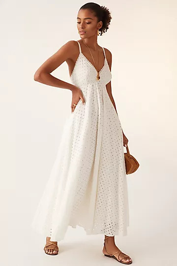 Eyelet Maxi Dress | Anthropologie (US)