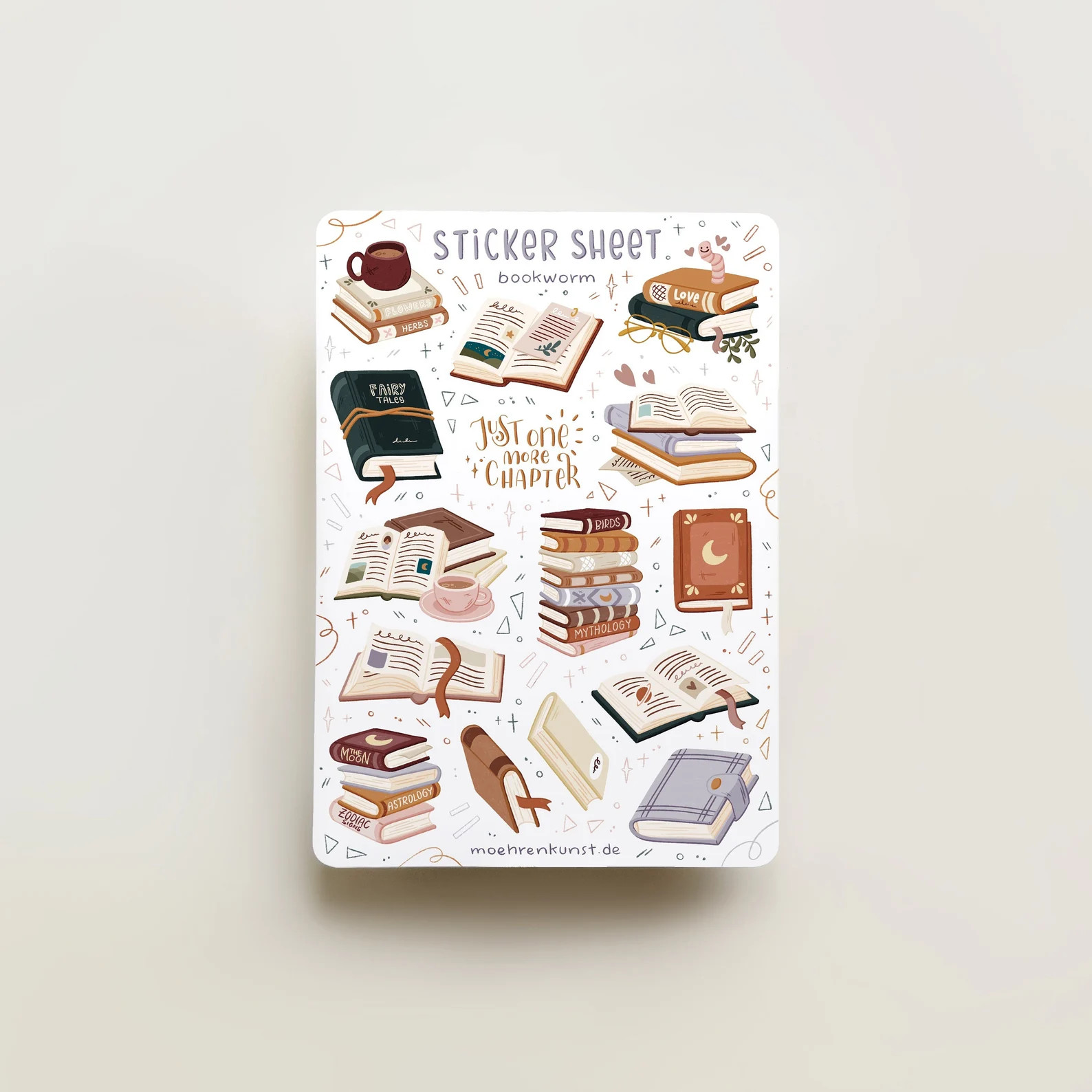 Sticker Sheet - Bookworm | journal stickers, calendar, planner stickers, scrapbook stickers, book... | Etsy (US)
