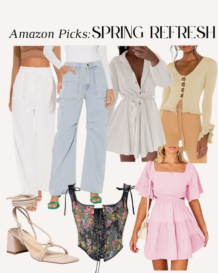 Amazon Picks: Spring Refresh 🌸🌼

amazon finds, amazon must haves, amazon fashion, white dress, spring dress, dresses, easter dresses, blouse, corset, corset top, cargo pants, white trousers pants, heels, spring fashion, spring style, spring outfit idea, spring dresses 


#liketkit      #ltksalealert 

#LTKunder100 #LTKunder50 #LTKfit #LTKmens #LTKstyletip #LTKhome #LTKfit #LTKSeasonal #LTKswim #LTKtravel #LTKstyletip #LTKFind #LTKbeauty #LTKitbag #LTKshoecrush