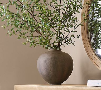 Faux Mini Green Leaf Branch | Pottery Barn (US)