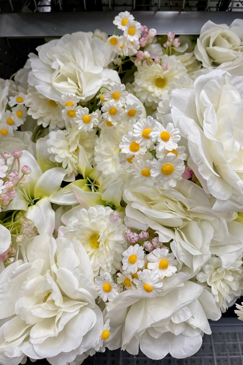 Summer flower inspiration for you for a romantic, timeless wedding color palette!

White faux roses, dahlias, daisies, and lilies at Walmart. 

Floral arrangements, center pieces, wedding bouquet, wedding decor, white florals, wedding bouquet, tabletop decoration, summer decor, summer wedding, garden wedding, wedding arrangements, bridal shower decor, party decor.

#LTKWedding #LTKHome #LTKSeasonal