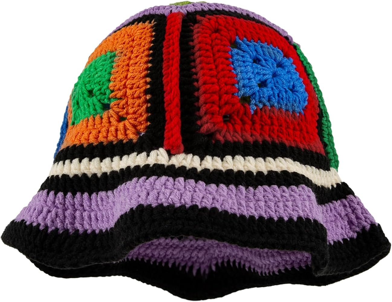 Women Knit Hat Crochet Bucket Hat Fish Hat Handmande Knitted Hats Spring Floral Beanies Cap Beach... | Amazon (US)