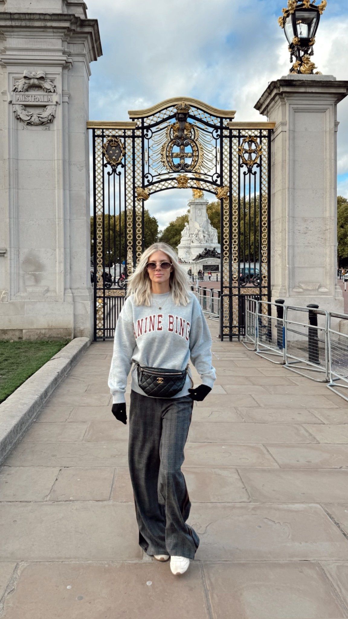 Fall fits. Wore this in London and stayed warm while looking chic. Sweatshirt I got a medium. Pants are tts, so are sneakers 

#LTKSeasonal #LTKHoliday #LTKActive