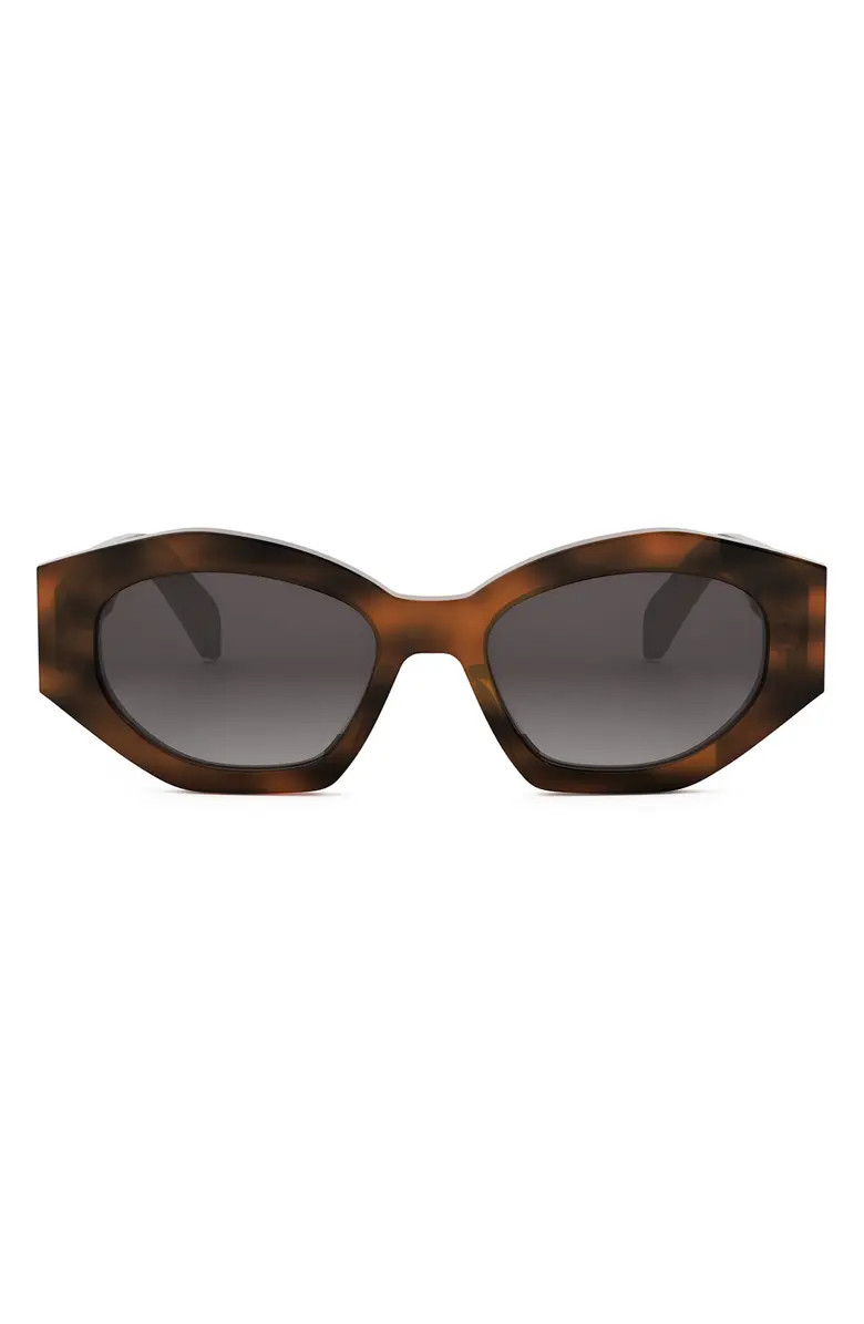 CELINE Triomphe 54mm Cat Eye Sunglasses | Nordstrom | Nordstrom