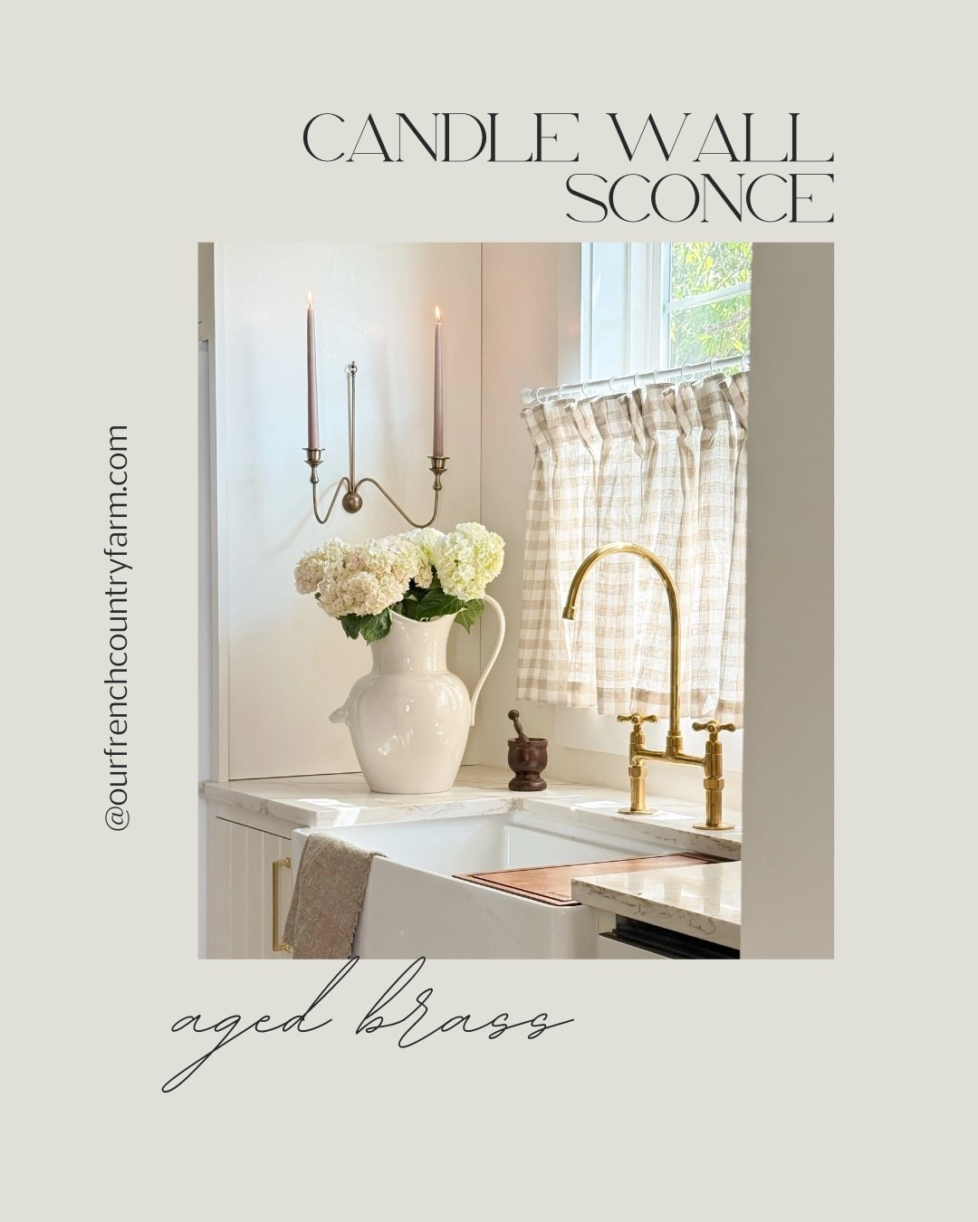 This aged brass candle sconce has amazing reviews & is absolutely stunning!

#LTKHome