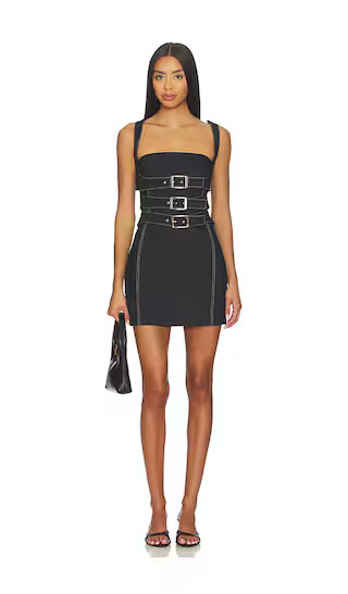 x REVOLVE Cindy Mini Dress in Black | Revolve Clothing (Global)