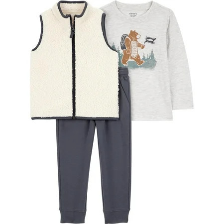 Carter's Child of Mine Toddler Boy Outfit Set, 3-Piece, Sizes 12M-5T | Walmart (US)