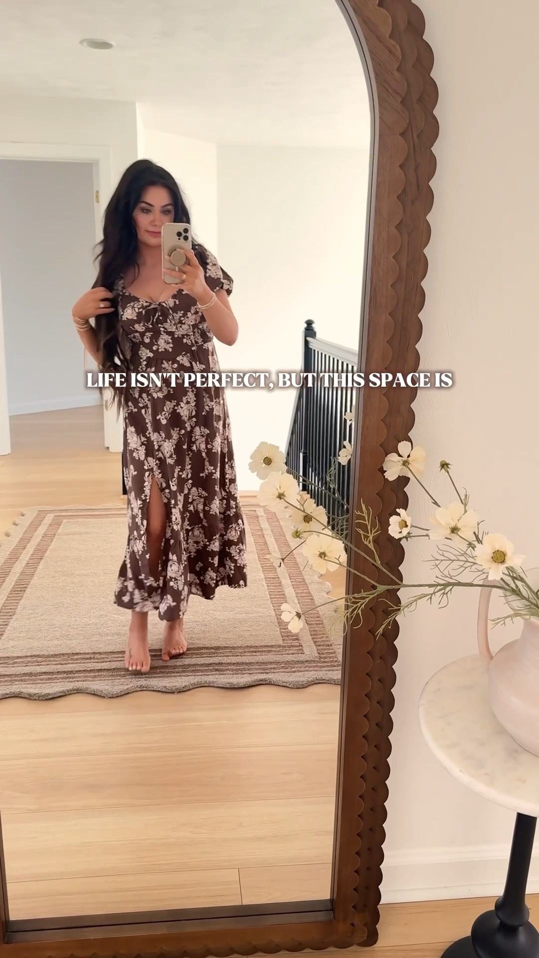 and it’s on sale right now 🤎

If you’ve been following along on IG, you know things have been a little chaotic for me lately with my health … but this new rug somehow makes things just a little better 🫶

It’s the Loloi x Chris Loves Julia rug in Mocha Clay (5 x 7’6) and the tones are literally perfect for my home… warm, neutral, a little moody but still cozy. Also the scalloped detail is so good!! 100% my new selfie spot. 

@loloirugs @chrislovesjulia
#cljxloloi #loloirugs #amazonbigspringsale #amazonhome #hallwaydecor