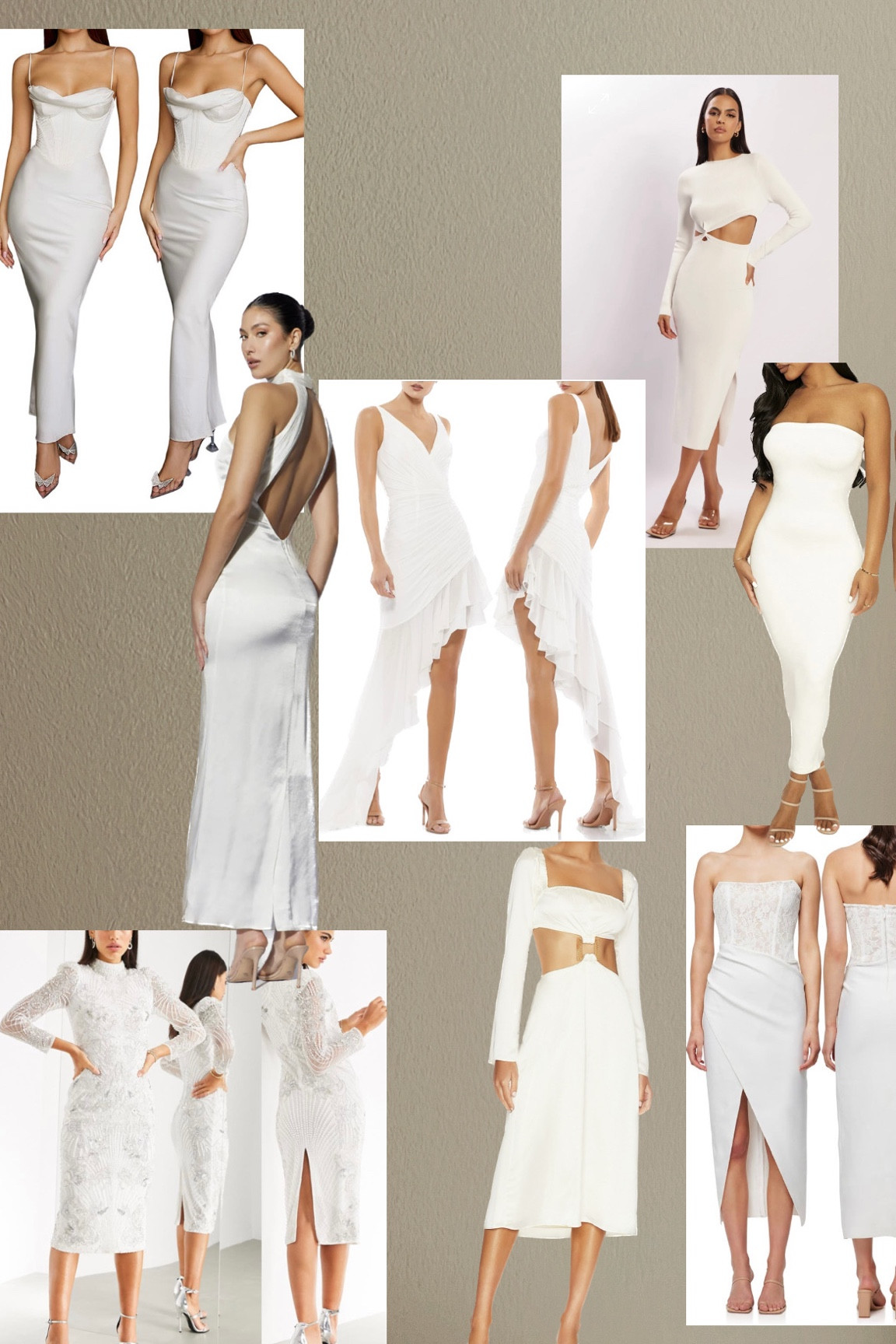 white wedding guest dress inspo 

#LTKwedding