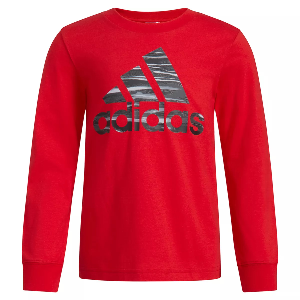 Boys 4-7 adidas Future Camo Logo Long Sleeve Graphic Tee | Kohl's