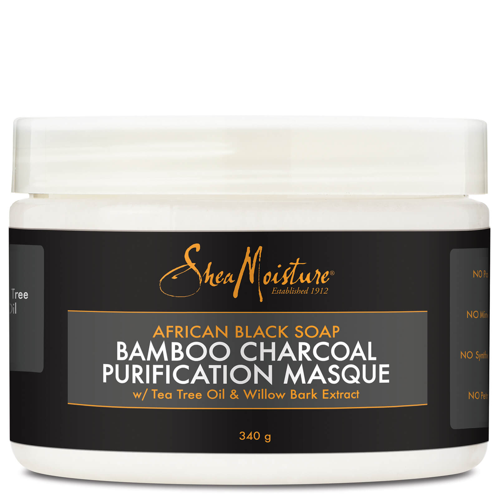 Shea Moisture African Black Soap Bamboo Charcoal Masque 354ml - Exclusive | Look Fantastic (ROW)