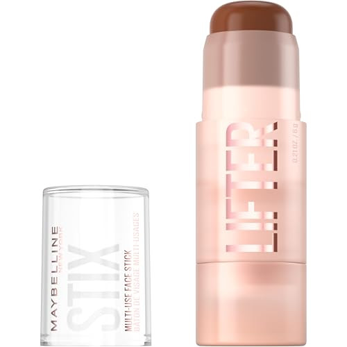 Maybelline Lifter Stix Multi-Use Face Stick - Contour, Bronzer, Concealer and Foundation Stick, All-In-One Creamy Face Makeup with Cranberry Seed Oil, 75, 1 Count | Amazon (US)