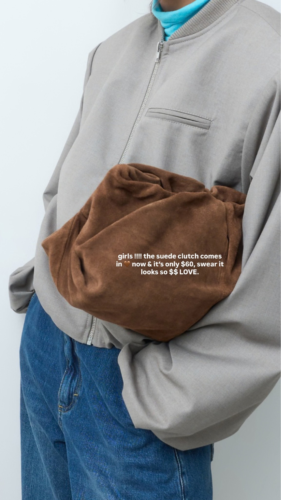 Designer look for less suede clutch!

#LTKSaleAlert #LTKootd #LTKgrwm