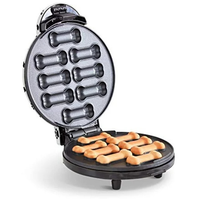 Dash Dog Treat Maker 8-Bones, Non-Stick, Homemade Dog Snacks with Pet Approved Recipes - White | Walmart (US)