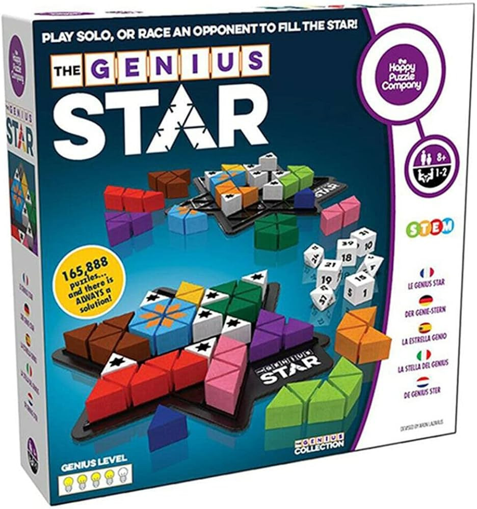 The Happy Puzzle Company The Genius Star - Toy of The Year Award Winning Family Board Game. 165,8... | Amazon (US)