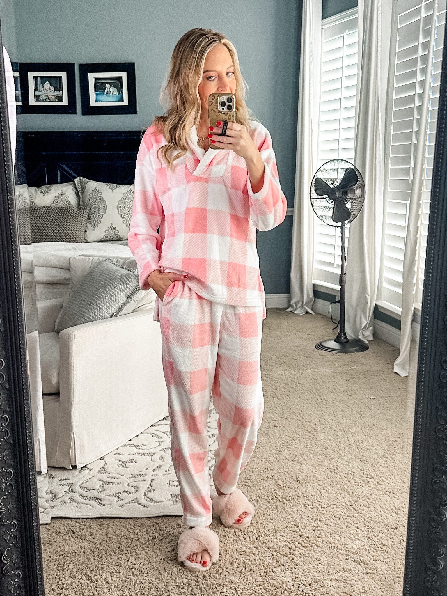 This pj set is like wearing a cloud. It is so soft, warm and cozy. I’m wearing a small. 

Pajamas | pjs | loungewear | movie night | winter | fall | sleepwear 

#LTKFindsUnder50 #LTKSaleAlert #LTKStyleTip

#LTKSaleAlert #LTKFindsUnder50 #LTKStyleTip