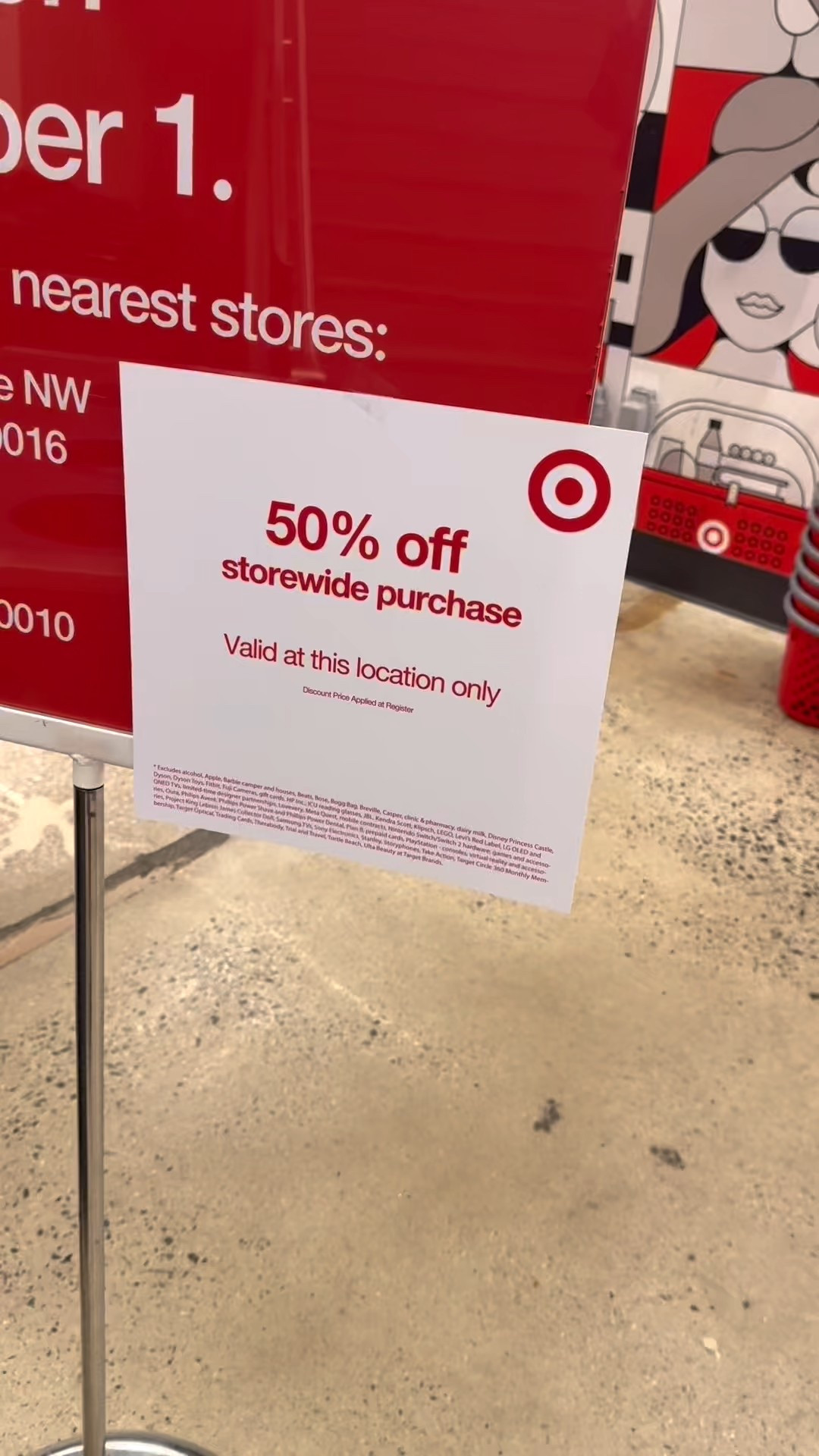 Heads up: the ENTIRE store at Target in Cleveland Park is HALF OFF! Things are picked over, but there are still some great deals to be found. #washingtondc #sale 

#LTKSaleAlert