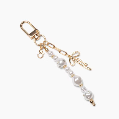 Studio Artifact Lip Charm Keychain Accessory - Pearl | Target