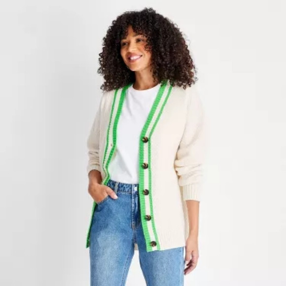 Varsity Cardigan - Future Collective w/ Kahlana Barfield Brown SOLDOUT! | Poshmark