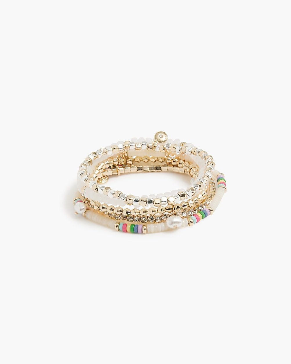 Multicolor beaded stretch bracelets set | J.Crew Factory