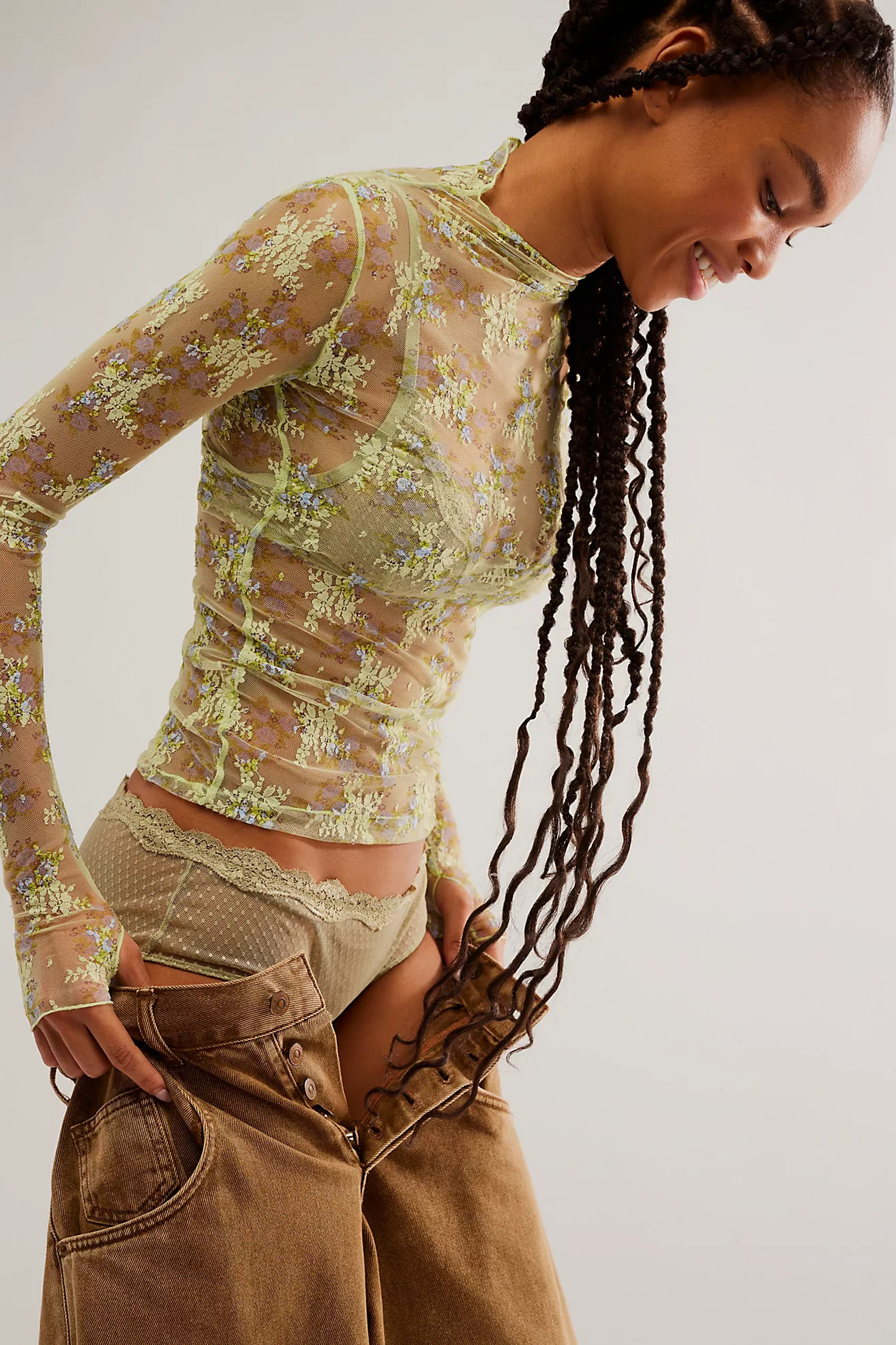 Lady Lux Printed Layering Top | Free People (Global - UK&FR Excluded)