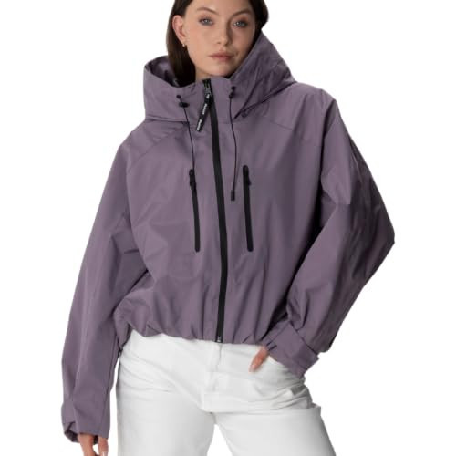 PUFFIT Womens Rain Jacket Waterproof 20000mm, Rain Coats for Women with Hood, Lightweight Waterproof Rain Jacket for Travel Outdoor Hiking Commuting | Amazon (US)