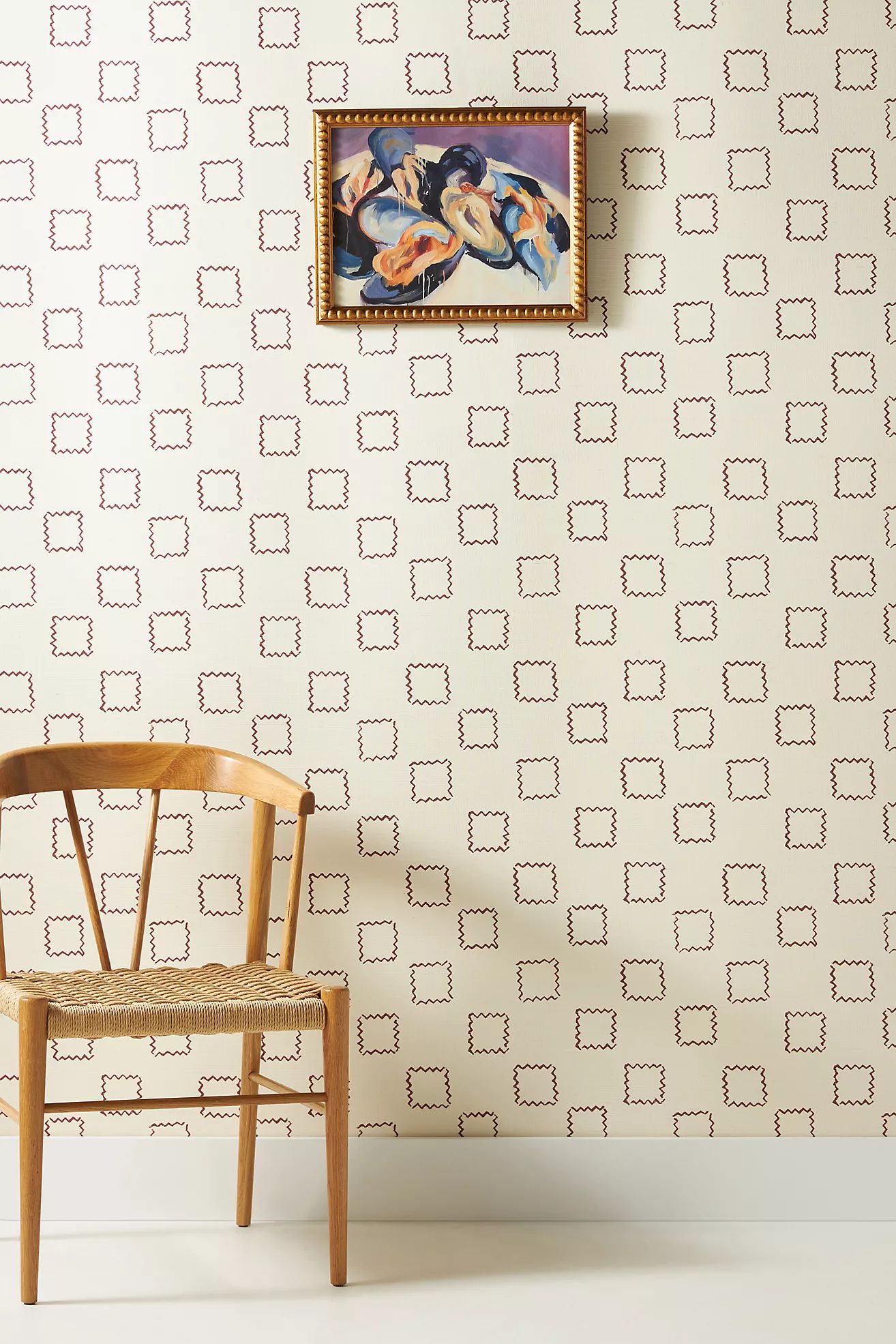 Zag Square Wallpaper | Anthropologie (US)