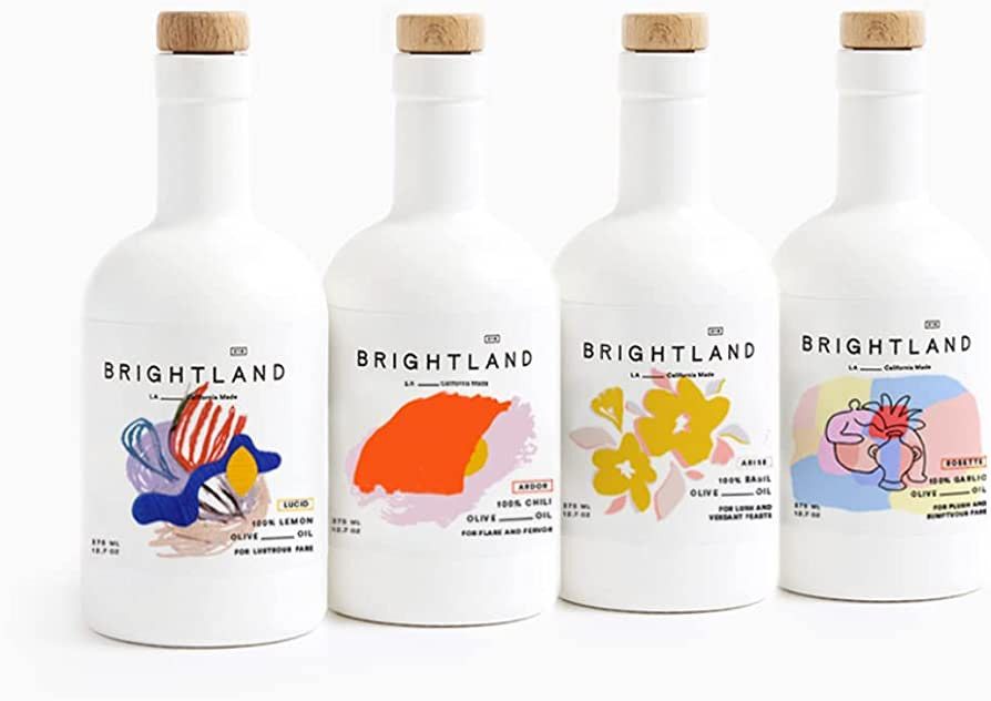 Brightland The Artist Capsule Cold-Pressed Olive Oils - Oprah’s Favorite Olive Oil Set Infused ... | Amazon (US)