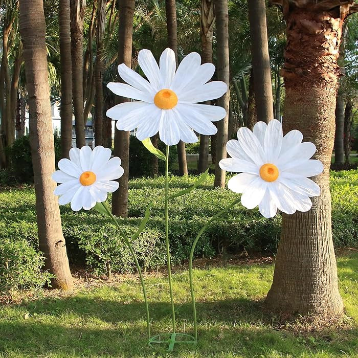 Large Daisy Flowers Artificial 5.9 Ft Giant Paper Flowers Decoration Big Flowers Decor for Birthd... | Amazon (US)