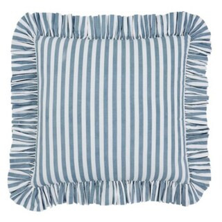 Classic Stripe Ruffled Pillow | Ballard Designs, Inc.