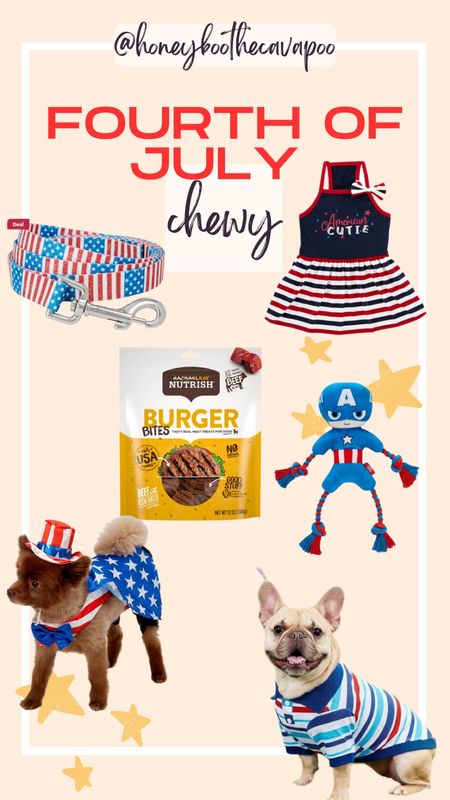 Fourth of July dog clothes, treats, and accessories to show off your pooch at the next barbecue 🍒🤍💙

#ltkdog

4th of July, 4th of July outfit 

#LTKSeasonal #LTKunder50 #LTKFind