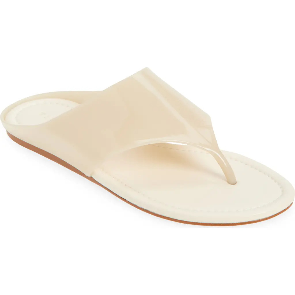 FARM Rio Jelly Flat Flip Flop in Crystal at Nordstrom, Size 8.5 | Nordstrom