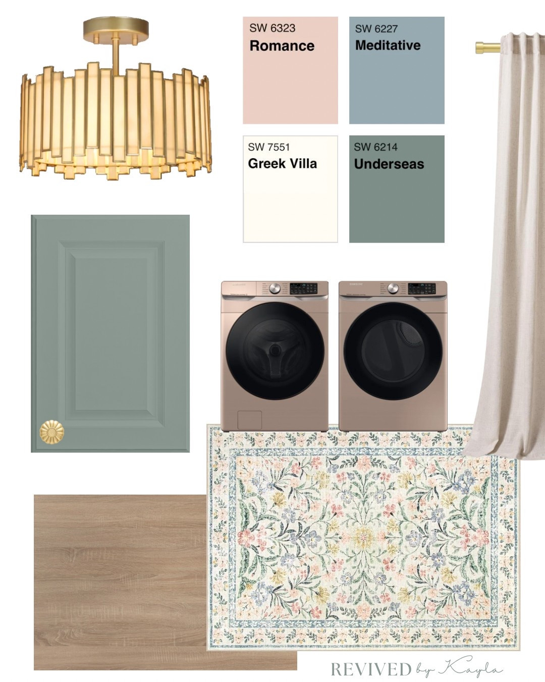 Spring laundry room color palette ✨

#homedecor #colorpalette #homecolors #laundryroom #laundryroomdecor #olivegreen #girlyaesthetic 

#LTKFindsUnder100 #LTKFindsUnder50 #LTKHome