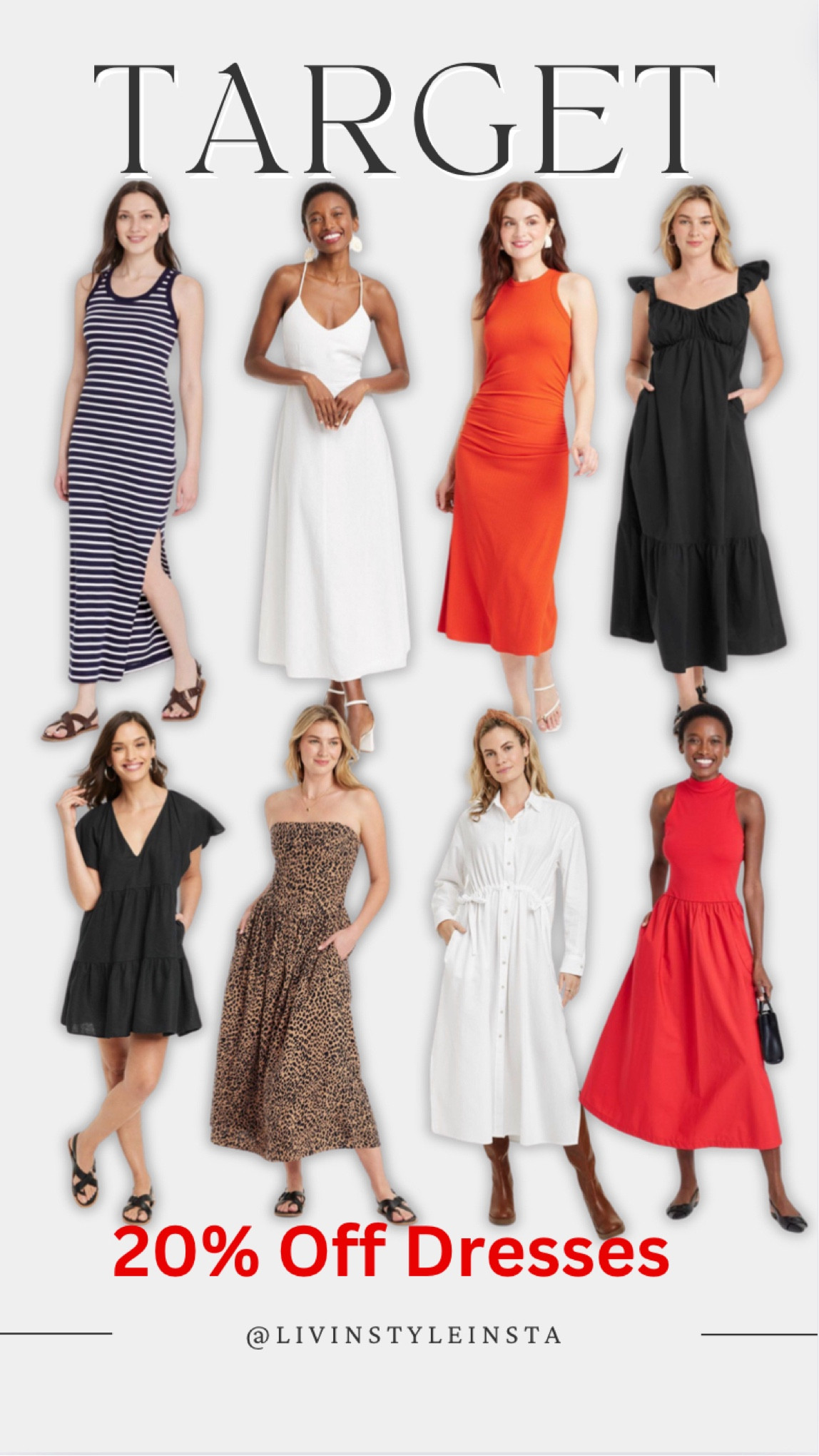 Target dresses are on sale 20% off this week including these beauties. Perfect for a casual summer dress, work outfit or date night outfit!

#LTKStyleTip #LTKSaleAlert #LTKWorkwear