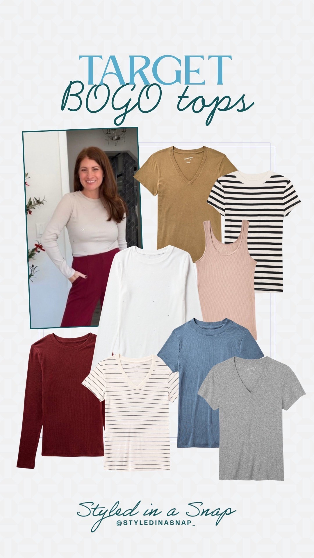 Calling all my fellow jeans and tee lovers, Target is running a buy one, get one FREE sale on some of the best tees, long sleeves and tanks ever! These are all great for layering, but can be worn on their own and they are so affordable! 
Sale alert, v neck tees, striped tee, embellished tee 
Casual mom outfit inspo 

#LTKSeasonal #LTKOver40 #LTKFindsUnder50