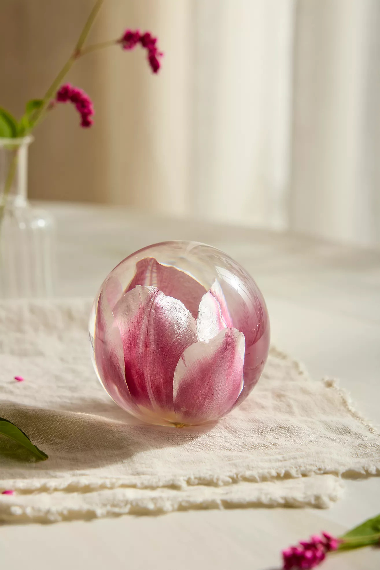 Botanical Resin Paperweight | Anthropologie (US)