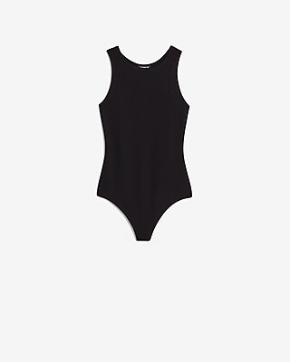 Sleeveless High Neck Thong Bodysuit | Express