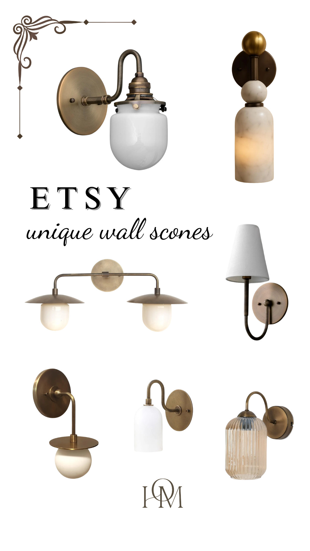 Etsy wall sconces feel warm and timeless, with a touch that makes them extra special. They’re perfect for bedrooms, hallways, and cozy corners that need a soft, beautiful glow. 

 #LTKActive #LTKHome #LTKSaleAlert