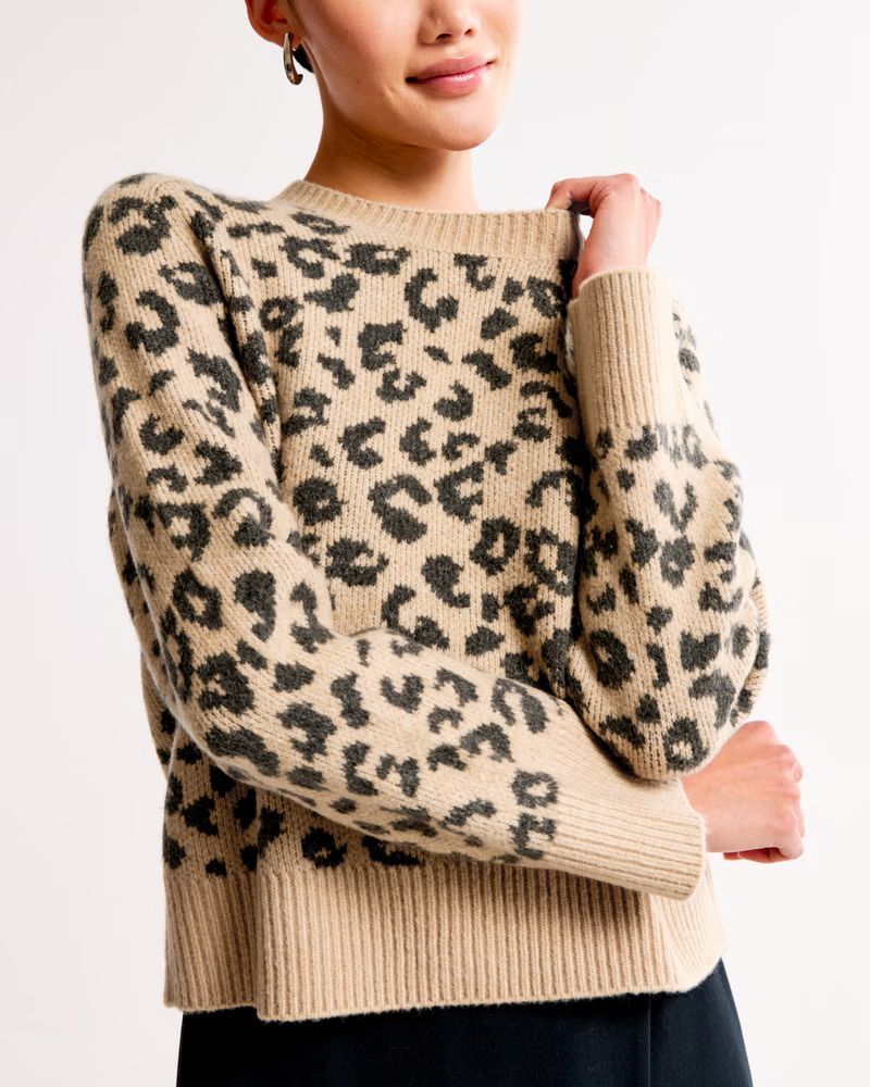 Women's The A&F Madeline Crew Sweater | Women's New Arrivals | Abercrombie.com | Abercrombie & Fitch (US)