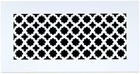 Saba Air Vent Cover Grille - Acrylic Plexiglass 4" x 6" Duct Opening, 6" x 8" Overall White Finis... | Amazon (US)