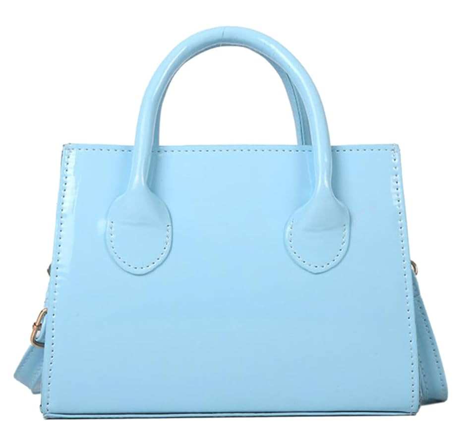 Patent Leather Handbag Shinny Clutch Purse Mini Shoulder Bag Evening Purse for Women | Amazon (US)