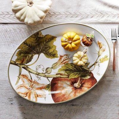 Botanical Pumpkin Platter | Williams-Sonoma